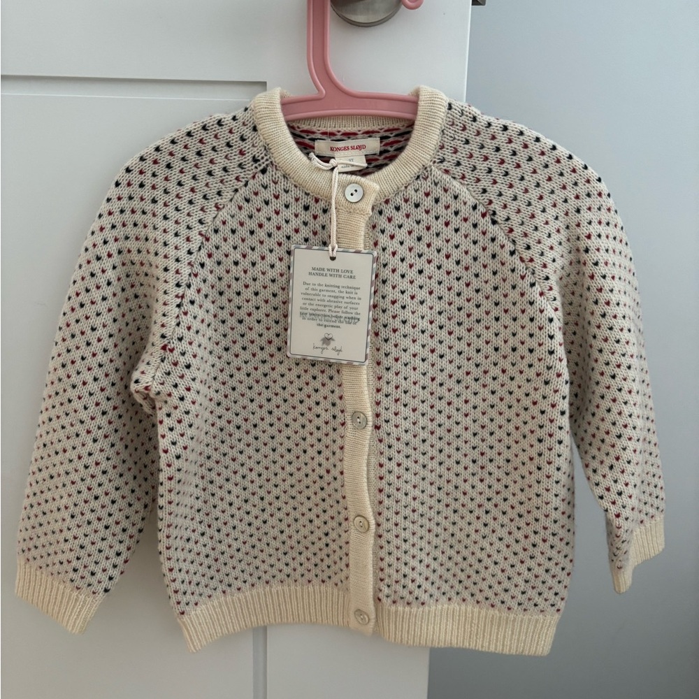 Konges Slojd heart cardigan